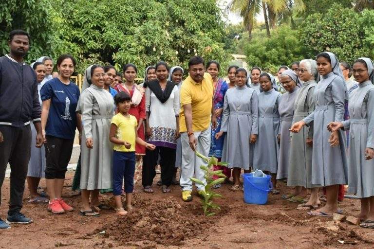 Mr. MLA is planting tree