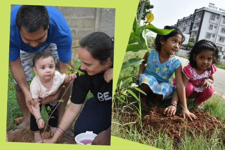 Kids are planting Trees