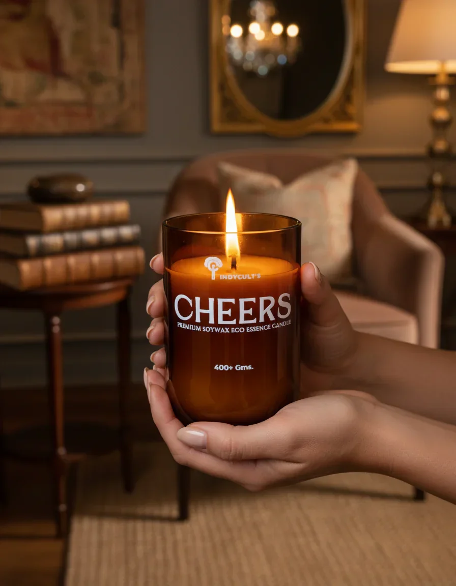 Cheers - Elysian Musk Scented Soy Wax Candle - Image 3