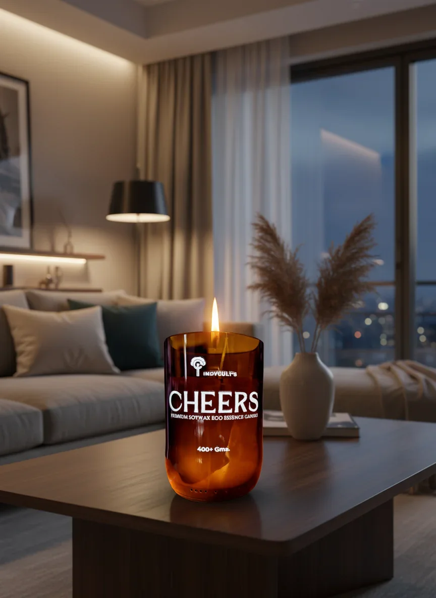 Cheers - Elysian Musk Scented Soy Wax Candle - Image 4