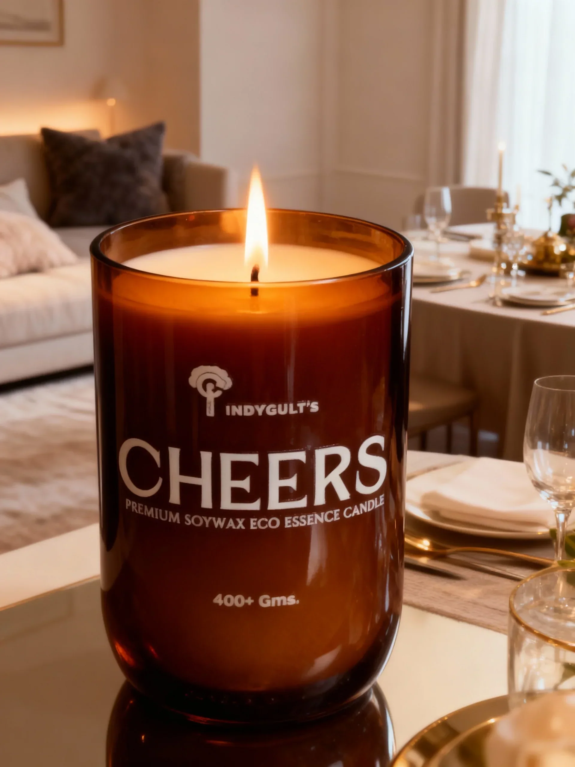 Cheers - Elysian Musk Scented Soy Wax Candle - Image 5