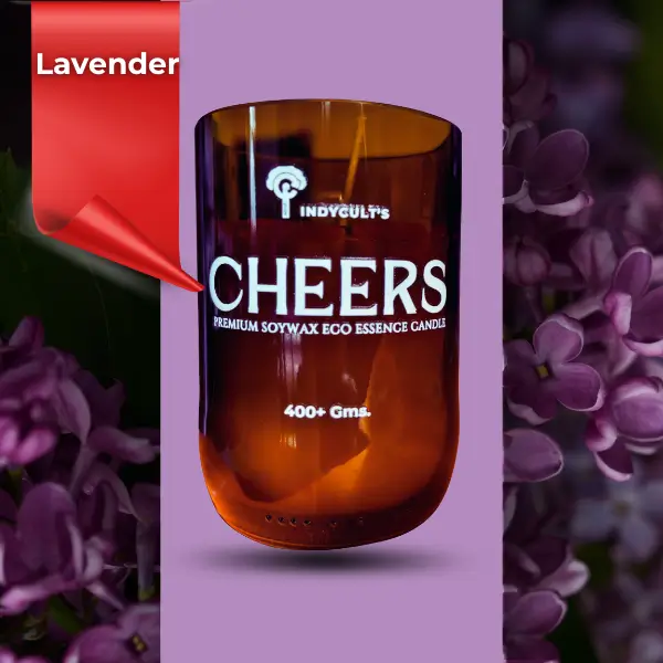 Cheers Lavender Scented Soy Wax Candle