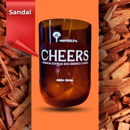 Cheers - Sandal Scented Soy Wax Candle